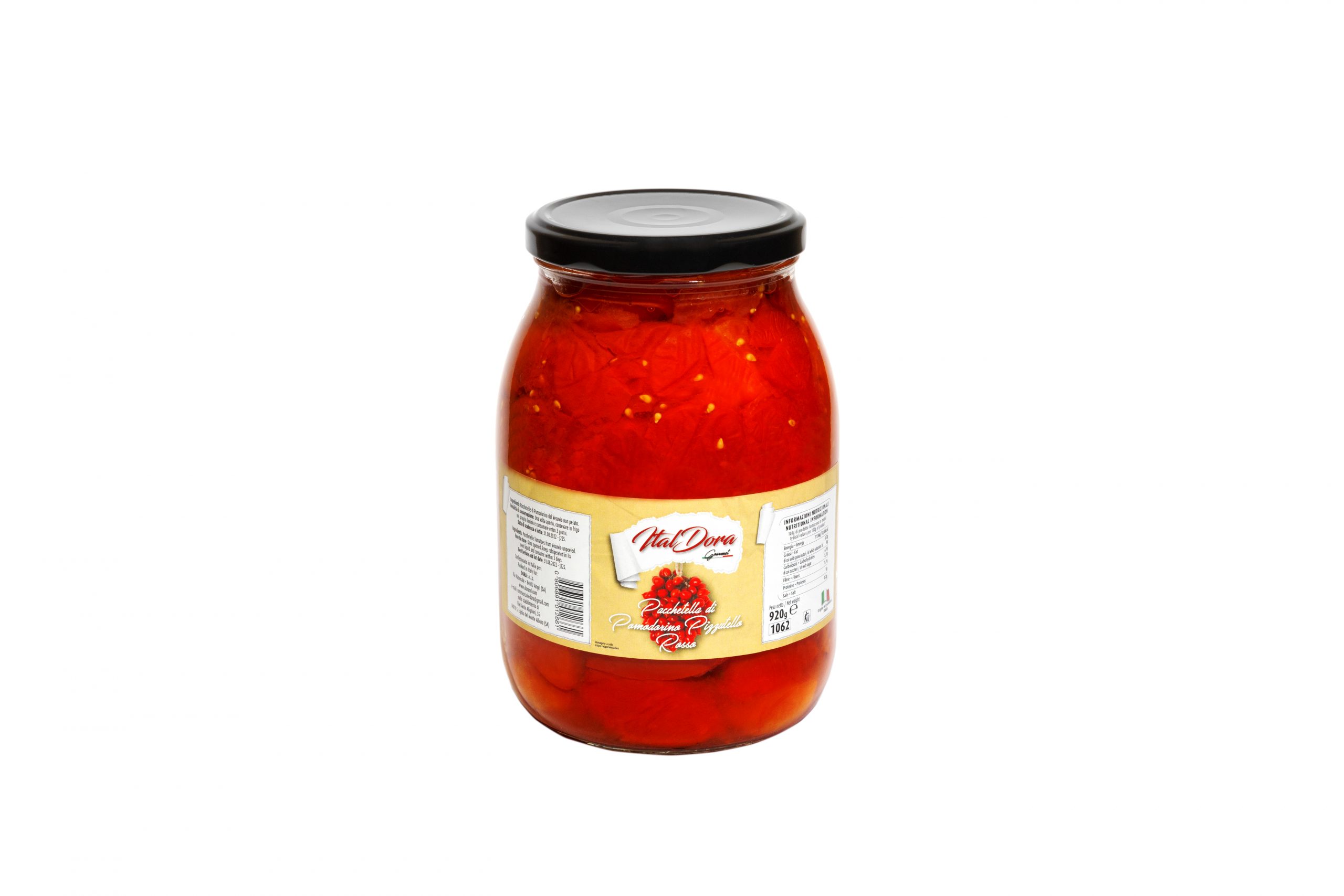 « Pacchetelle » de tomate Pizzutello rouge — Bocal 1 kg