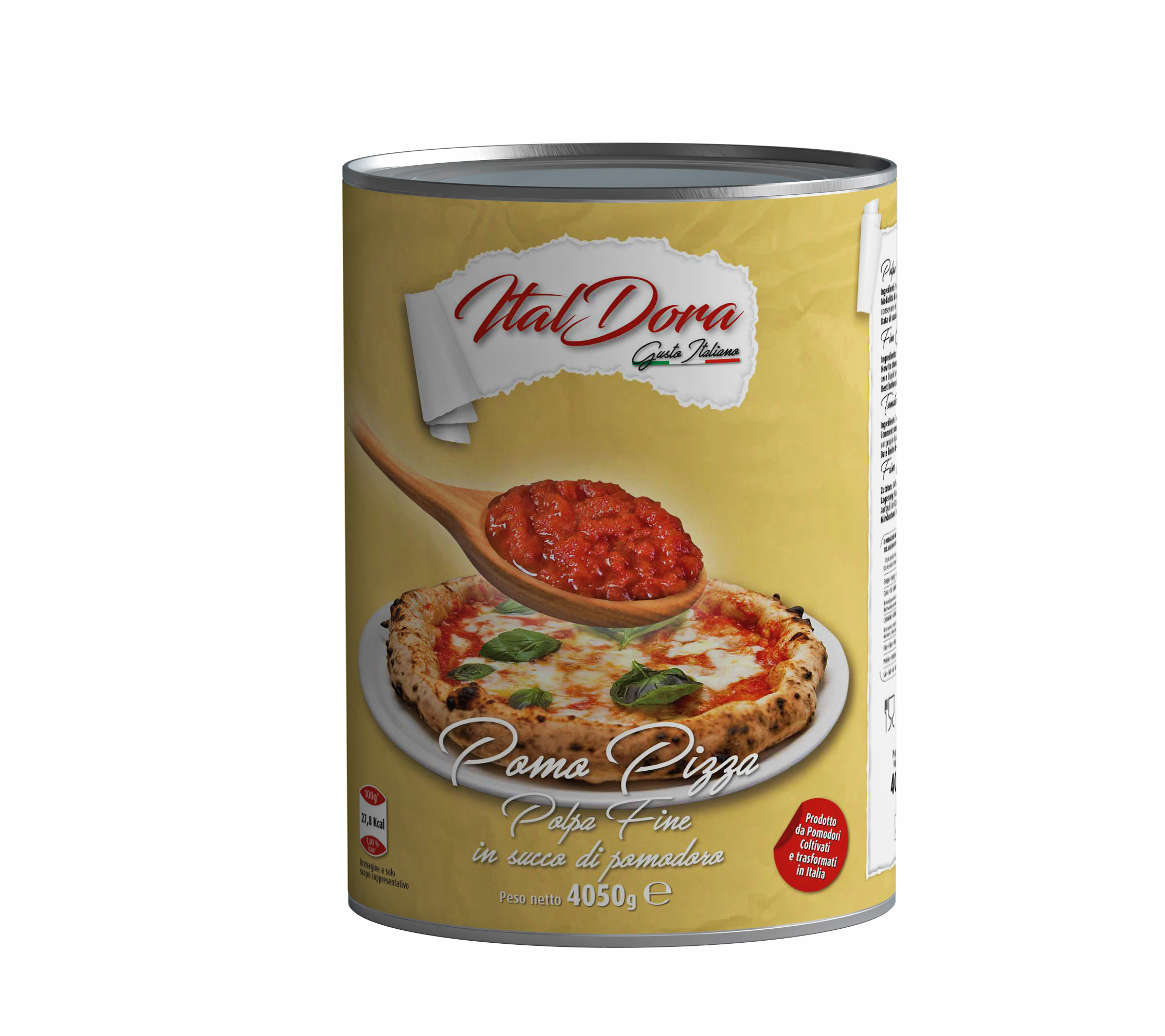 Pomopizza — sauce pizza — Boîte 4 kg